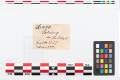 Etikett zu Eisengriffangelmesser (NHMW-PRAE-026474)